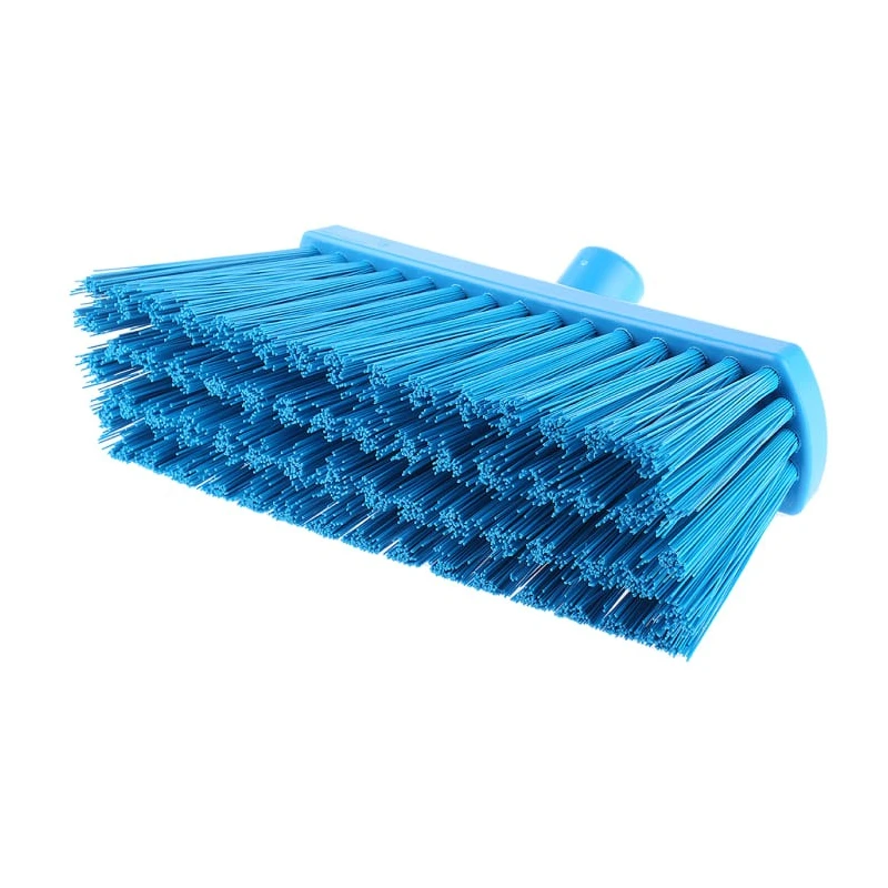 Vikan Blue Push Broom with Polyethylene Terephthalate Bristles for Food and Industrial Applications, 325mm Width, Model 29153