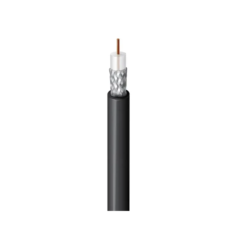 Belden 8240 Series RG58 Coaxial Cable 152.4 m, 52 Ω, 20AWG, Black, Unterminated RG58