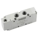RS PRO Pneumatic 5/2 Monostable Solenoid Valve Aluminium Body 1/4 in Port Size 176-2107