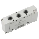 RS PRO Pneumatic 5/2 Monostable Solenoid Valve Aluminium Body 1/4 in Port Size 176-2107