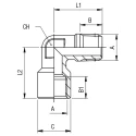 RS PRO Stainless Steel AISI 316L Male Threaded to Female Fitting 1/8 in x 7-1/2 in 330.2 mm 176-2216