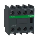 Schneider Electric Auxiliary Contact Block 4 Contact 4 NO TeSys D Front Mount 10A 690V AC LADN40