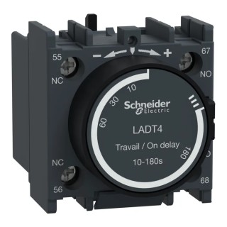 Schneider Electric TeSyS D Pneumatic Timer 10A 690V ON Delay 10-180 Seconds LADT4