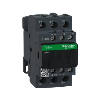Schneider Electric TeSyS D Contactor 24V AC Coil, 3-Pole, 32A, 15 kW, 3 NO, 690V AC LC1D32B7