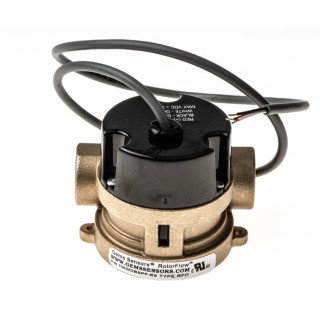 Gems Sensors RFO Series Flow Sensor 15L/min to 75L/min, Female Connection, Brass Body, 13.8 bar Pressure, 100°C 156262BSPP
