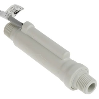 Gems Sensors FS-3 Series Piston Flow Sensor for Liquid 0.2L/min Max 1/4 BSP Male Connection 10bar Pressure 100°C Max 166701