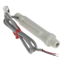 Gems Sensors FS-3 Series Piston Flow Sensor for Liquid 0.2L/min Max 1/4 BSP Male Connection 10bar Pressure 100°C Max 166701