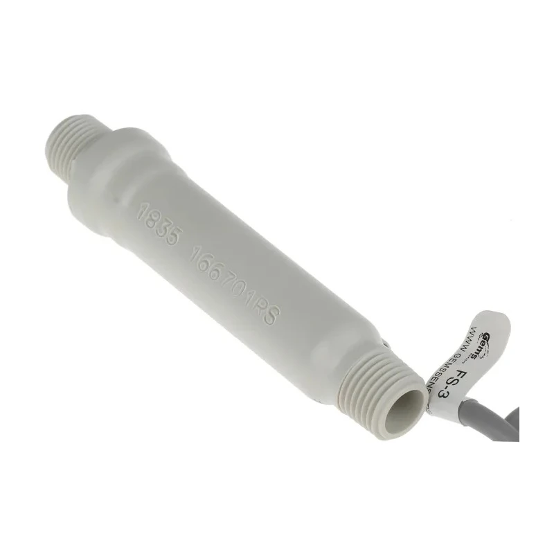 Gems Sensors FS-3 Series Piston Flow Sensor for Liquid 0.2L/min Max 1/4 BSP Male Connection 10bar Pressure 100°C Max 166701