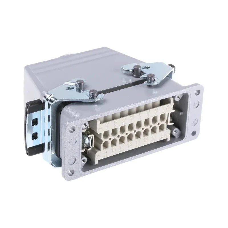 EPIC Heavy Duty Power Connector Kit 16 Way, 16A, H-BE Series, Inserts x 2, Base, Gland 10072000+10194000+10195000+190