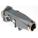 EPIC Heavy Duty Power Connector 3 Way 10A M20 Thread Series H-A Kit with Gland, Inserts x 2 10420000+10421000+10422500+194