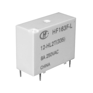 Hongfa Europe GMBH PCB Power Relay 12V dc Coil 10A SPST HF163F-L/12-HL2T