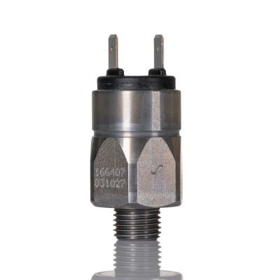 Suco 01664 Series Pressure Sensor, Relay Output, 1 bar to 10 bar Measurement Range, Zinc Plated Steel Housing 0166407031027