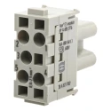 HARTING Heavy Duty Power Connector Module 16A HAN Modular Series Female 5 Contacts 09140052716