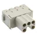 HARTING Heavy Duty Power Connector Module 16A HAN Modular Series Female 5 Contacts 09140052716