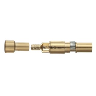 HARTING Heavy Duty Power Connector Coaxial Contact 1.5A Female Straight Cable Mount Han Coaxial Series 09140006221