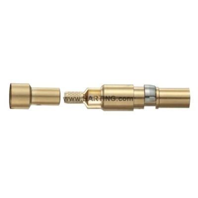 HARTING Heavy Duty Power Connector Coaxial Contact 1.5A Female Straight Cable Mount Han Coaxial Series 09140006221