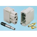 HARTING Heavy Duty Power Connector Coaxial Contact 1.5A Female Straight Cable Mount Han Coaxial Series 09140006221
