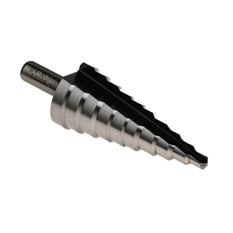 CK HSS Multi-Step Drill Bit 6 to 30.5 mm Diameter, Titanium Nitride Finish, 20 in Length T3008