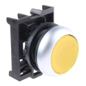 Eaton RMQ Titan M22 Series Yellow Momentary Push Button Head 22 mm Cutout IP69K 78635804 M22-DL-Y+M22-A