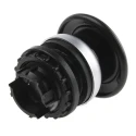 Eaton RMQ Titan M22 Series Black Maintained Push Button Head 22 mm Cutout IP67 IP69 IP66 78635841 M22-DRP-S+M22-A