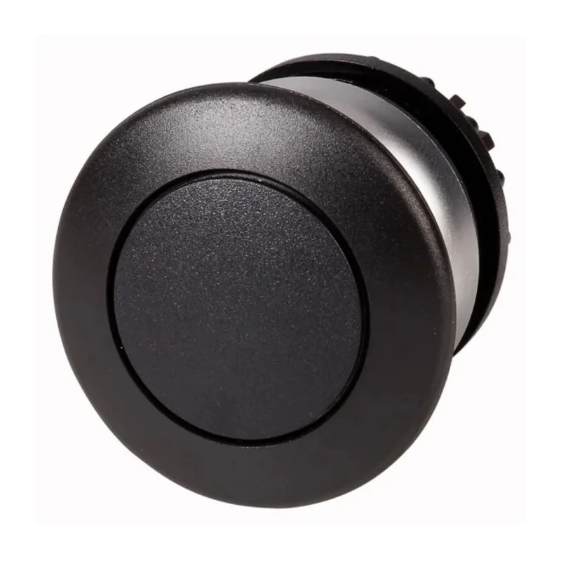 Eaton RMQ Titan M22 Series Black Maintained Push Button Head 22 mm Cutout IP67 IP69 IP66 78635841 M22-DRP-S+M22-A