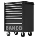 Bahco 8 Drawer Wheeled Tool Trolley Solid Steel with 600kg Load Capacity 763x677x956mm 1475K8BLACK