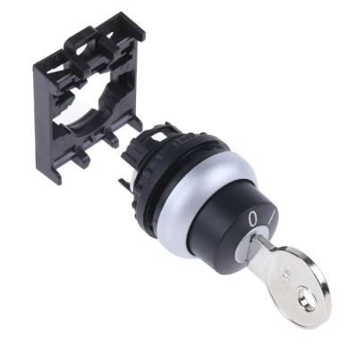 Eaton RMQ-Titan 2-position Latching Key Switch Head 22 mm Cutout 78635856 M22-WRS+M22-A