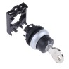 Eaton RMQ-Titan 2-position Latching Key Switch Head 22 mm Cutout 78635856 M22-WRS+M22-A