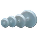 LAG White Polyamide Medium Heavy Duty Trolley Wheel 125mm Diameter 45mm Width 700kg Load Capacity 18083