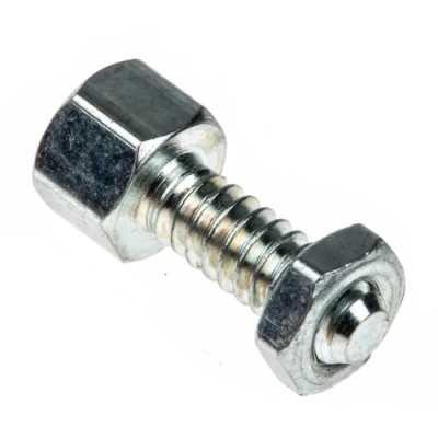 3M Connector Screw Lock for Use With D-Sub Connector Steel Material Female 7.9mm Screw Length 3341-1S