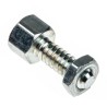 3M Connector Screw Lock for Use With D-Sub Connector Steel Material Female 7.9mm Screw Length 3341-1S