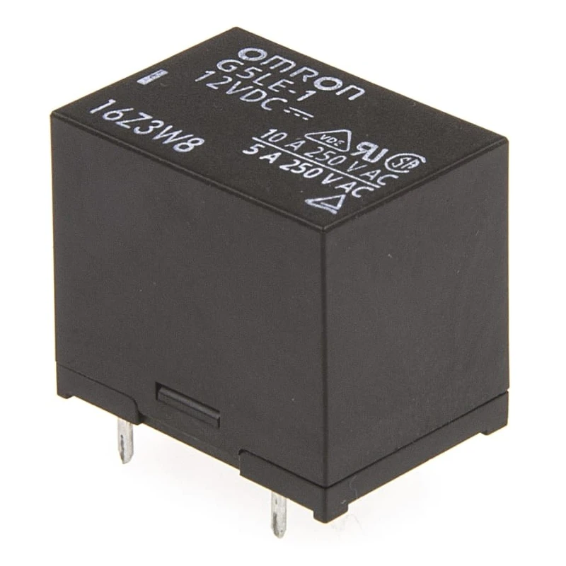 Omron PCB Power Relay 12V dc Coil 10A Switching Current SPDT G5LE-1 12DC