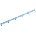 Finder 94 Busbar, 250 V Rated Operational Voltage, 27 mm Pitch, 10A Current Rating, Blue Colour 094.06