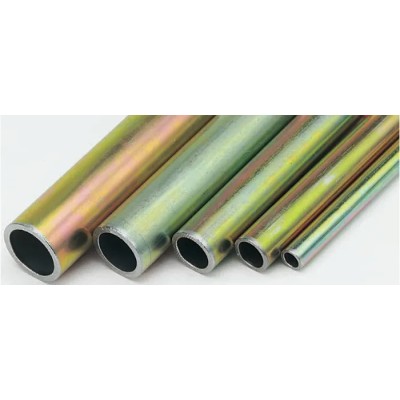 RS PRO 12 mm ID Zinc Plated Steel Hydraulic Tubing 2 m, 16 mm OD, 2 mm Thickness, 345 bar Maximum Operating 400-7724