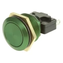 ITW Switches 76-95 Series Vandal Resistant Momentary Push Button Switch Panel Mount 32 mm Cutout SPDT IP67 5 V 76-9513/4044G