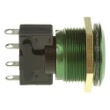 ITW Switches 76-95 Series Vandal Resistant Momentary Push Button Switch Panel Mount 32 mm Cutout SPDT IP67 5 V 76-9513/4044G