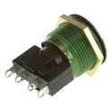 ITW Switches 76-95 Series Vandal Resistant Momentary Push Button Switch Panel Mount 32 mm Cutout SPDT IP67 5 V 76-9513/4044G