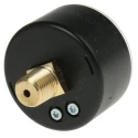 WIKA Plastic Case 50 mm Dial Size 1/4 in G BSPT Copper Alloy Pressure Connection Pressure Gauge 6 bar 7203522