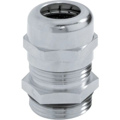 Lapp SKINTOP Series Cable Gland M40 Thread Size, 19-28mm Cable Diameter, Nickel-Plated Brass 52103050+53112050
