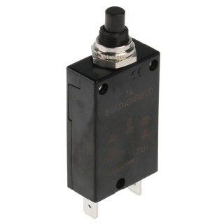ETA Thermal Overcurrent Circuit Breaker 7A Current Rating 1-Pole Panel Mount 250V AC 50V DC 2-5700-IG1-P10-DD-000040-7A