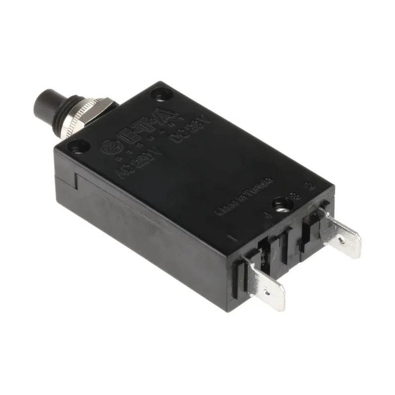 ETA Thermal Overcurrent Circuit Breaker 7A Current Rating 1-Pole Panel Mount 250V AC 50V DC 2-5700-IG1-P10-DD-000040-7A