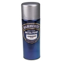 Hammerite 400 ml Silver Hammered Spray Paint Water-Based Direct To Rust Metal Paint 5084783