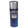 Hammerite 400 ml Silver Hammered Spray Paint Water-Based Direct To Rust Metal Paint 5084783
