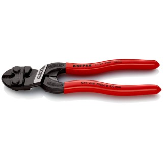 Knipex Compact Bolt Cutter Plastic Grip and Handle 160 mm Length Cutting Capacity 5.3 mm 71 01 160