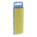 HellermannTyton Pre-Printed Snap-On Cable Marker Black White Polyamide 5.6mm Width 3mm Length - WIC2 561-02994