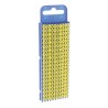 HellermannTyton Pre-Printed Snap-On Cable Marker Black White Polyamide 5.6mm Width 3mm Length - WIC2 561-02994