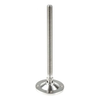 Nu-Tech Engineering M12 60 mm Diameter Stainless Steel Adjustable Foot 1250 kg Static Load Capacity 10 ° Tilt Angle A200/008