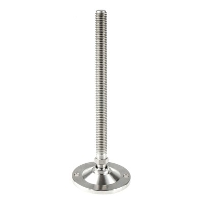 Nu-Tech Engineering M12 60 mm Diameter Stainless Steel Adjustable Foot 1250 kg Static Load Capacity 10 ° Tilt Angle A200/008