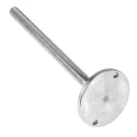 Nu-Tech Engineering M12 60 mm Diameter Stainless Steel Adjustable Foot 1250 kg Static Load Capacity 10 ° Tilt Angle A200/008
