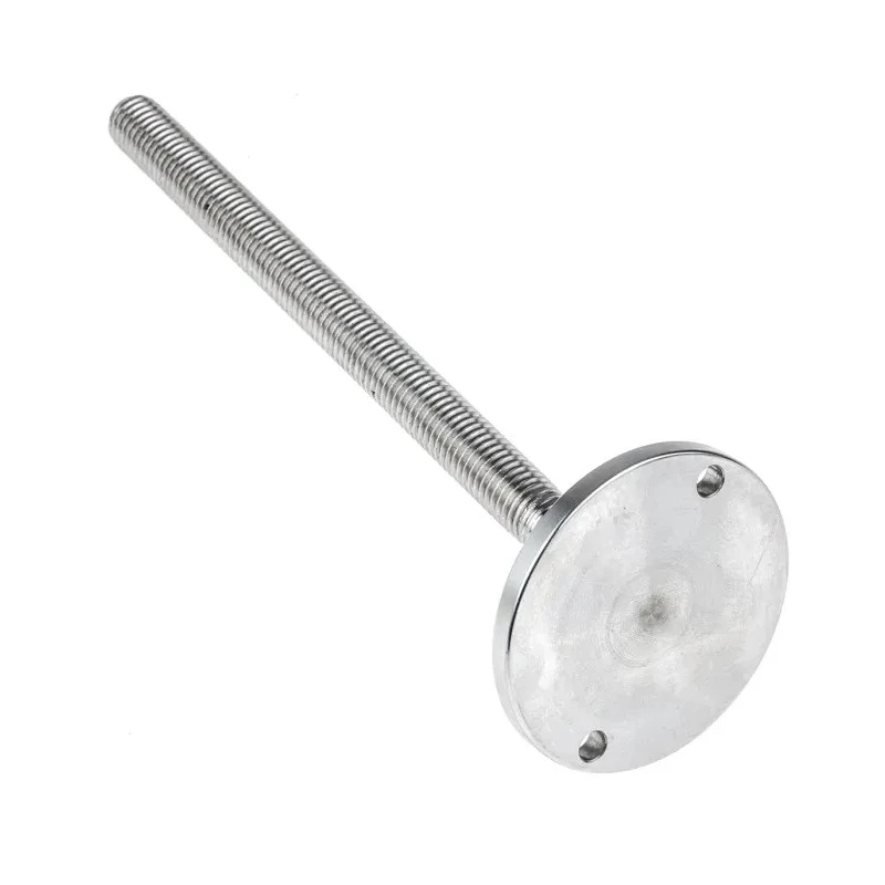 Nu-Tech Engineering M12 60 mm Diameter Stainless Steel Adjustable Foot 1250 kg Static Load Capacity 10 ° Tilt Angle A200/008